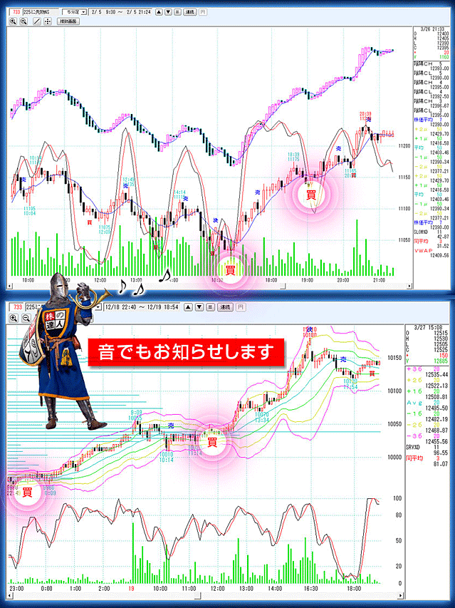 音でもお知らせします
